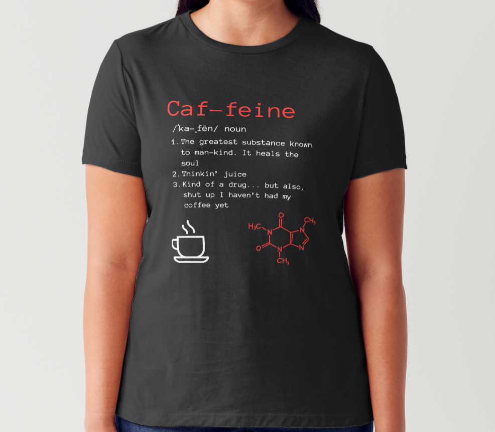 Caffeine Definition/Molecule T-Shirt